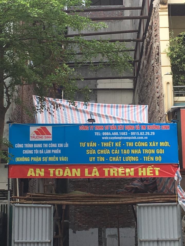 Thi công phần móng- Xây nhà trọn gói tại Khâm Thiên